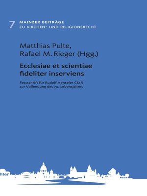 cover image of Ecclesiae et scientiae fideliter inserviens